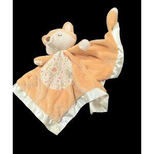 Douglas‎ Baby Fox Lovey Security Blanket Woodland Satin Plush Toy Stuffed Animal